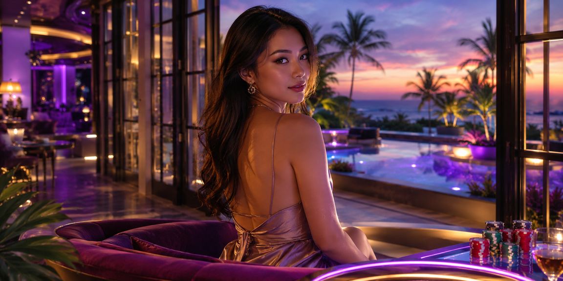 Người dùng xem thông tin cá cược và slots tại quán cà phê ven biển Mũi Né