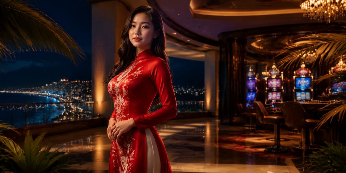 Người mẫu áo dài tại Nha Trang trải nghiệm casino và cá cược trực tuyến