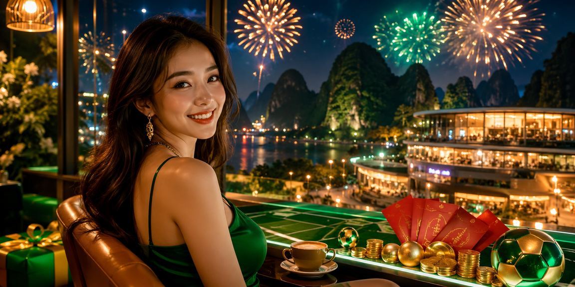 Người dùng nhận bonus đỏ và chơi game tại quán cà phê Ninh Bình